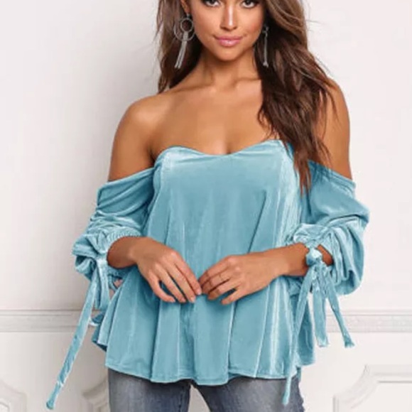 off shoulder peasant top